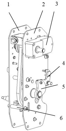 Vacuum circuit breaker spring mechanism energy storage transmission and clutch system