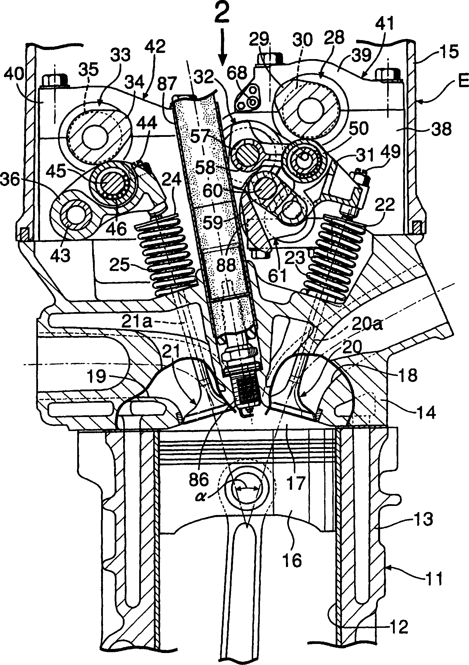 Variable valve lift device of internal combustion engine