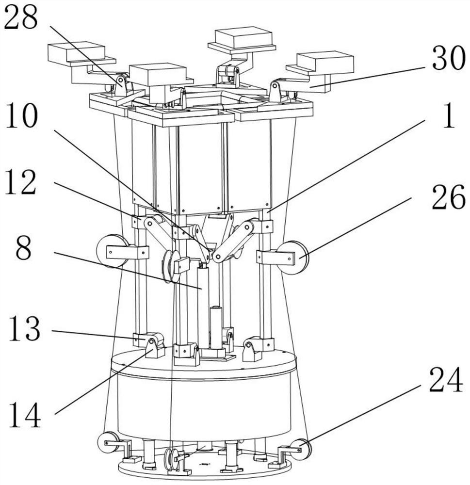 Collecting and taking-out integrated mechanical claw device for combustible ice exploration