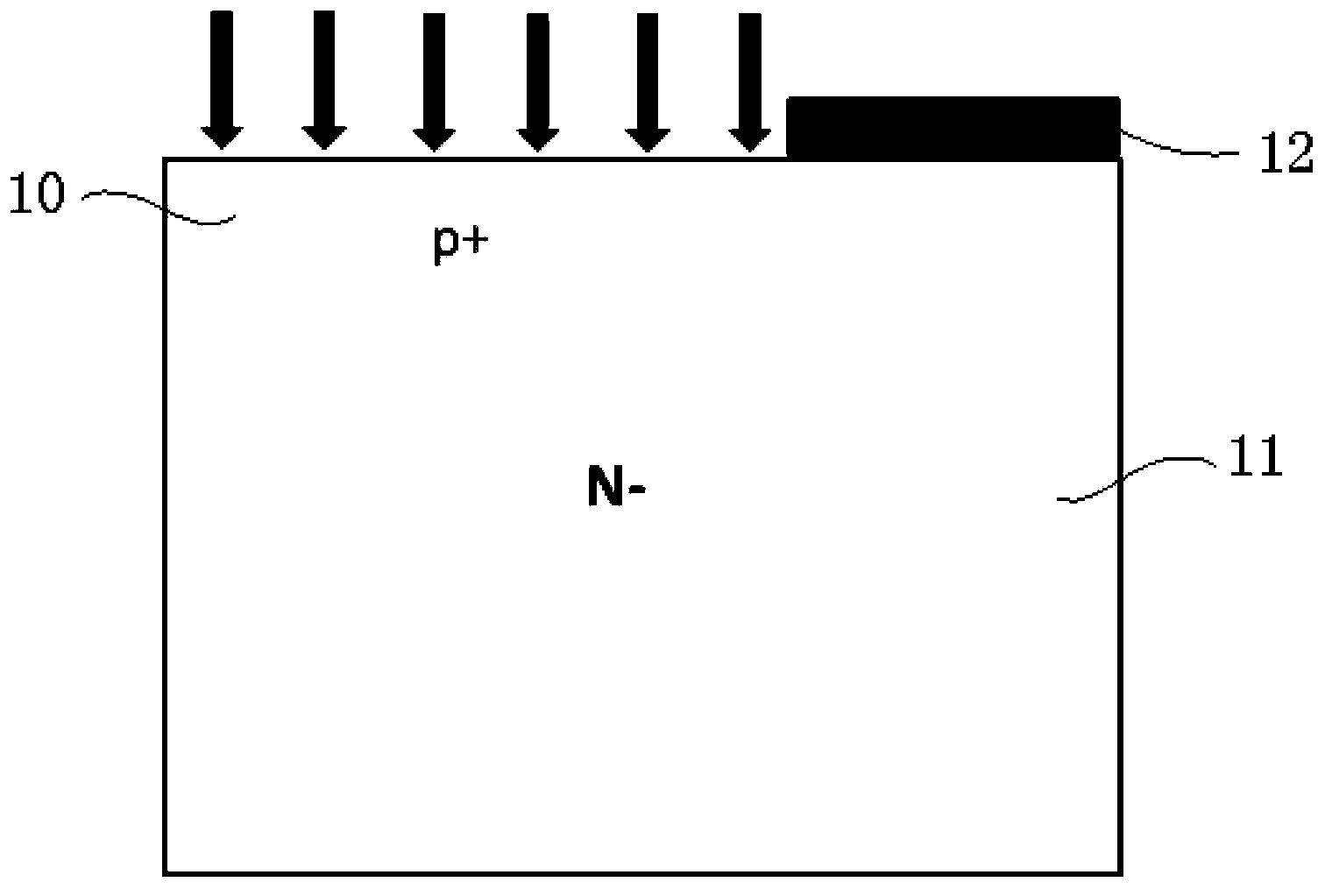 Reverse IGBT (insulated gate bipolar transistor) device structure and manufacturing method therefor