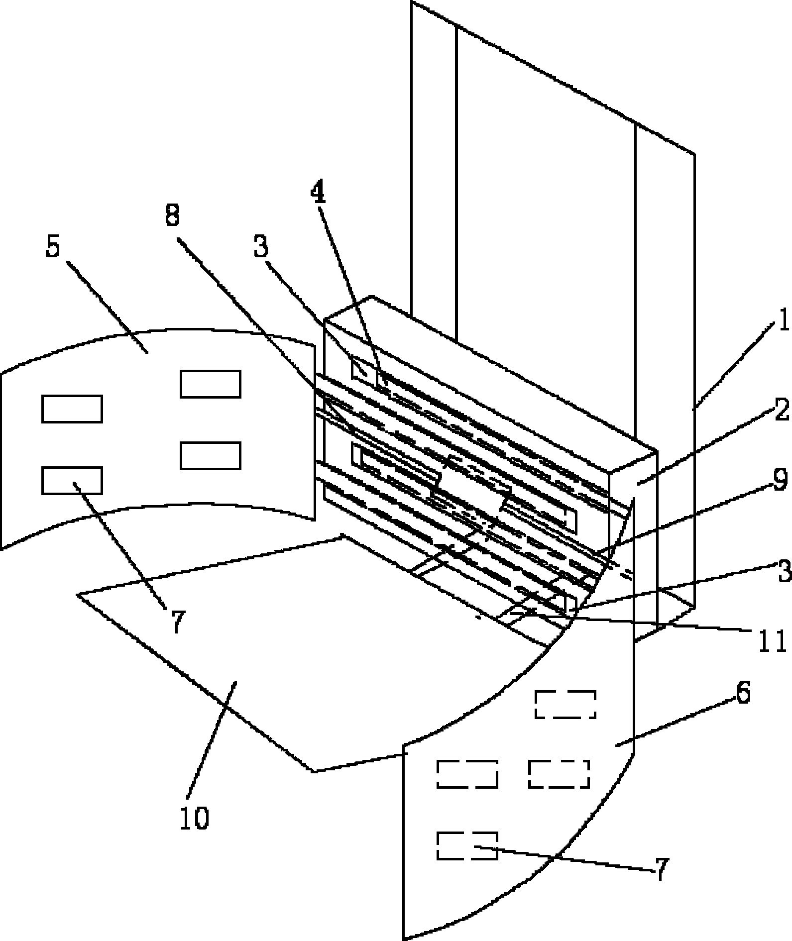 Forklift-based sauce jar delivering and overturning mechanism