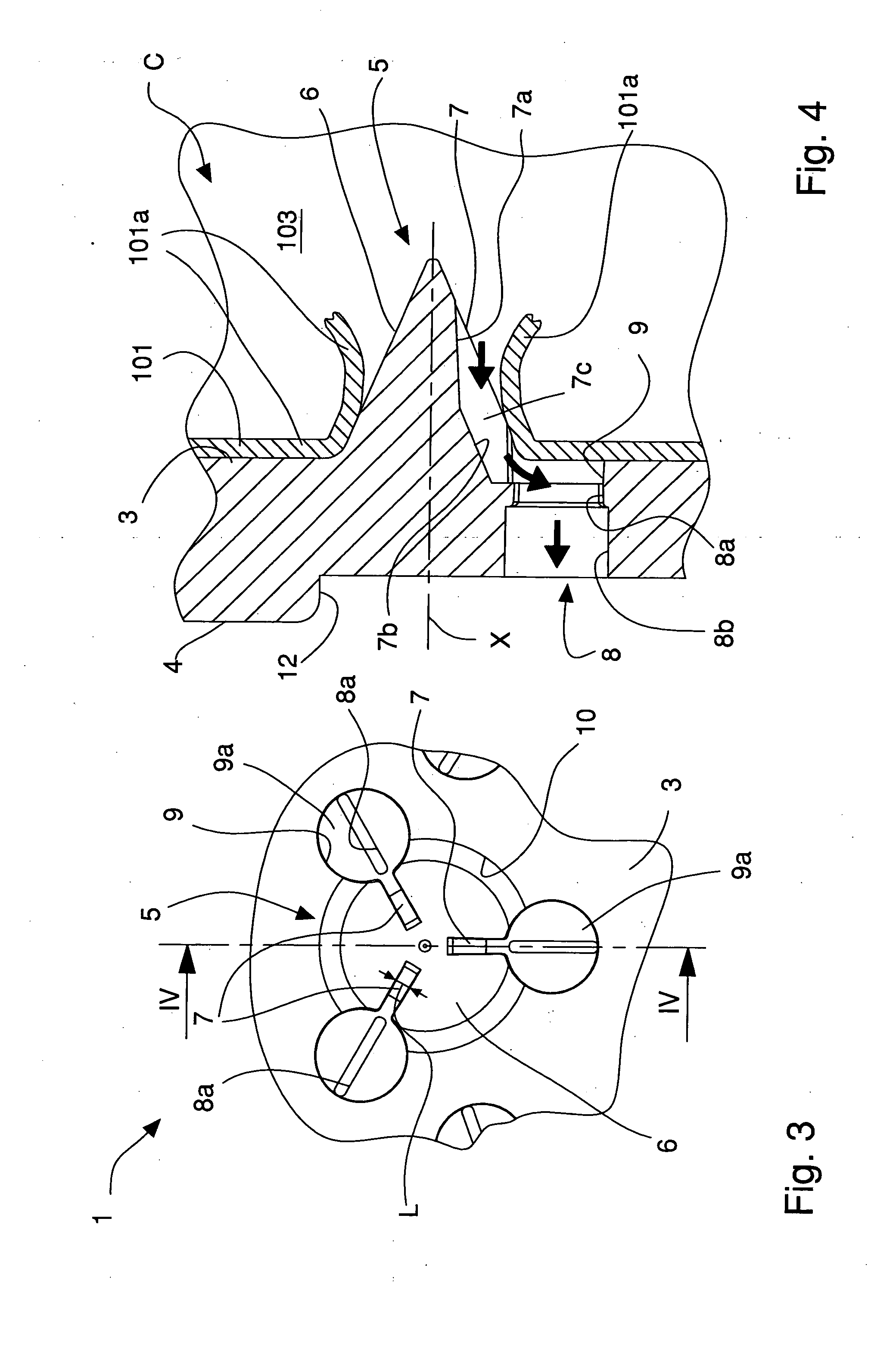 Device for perforating portioned capsules
