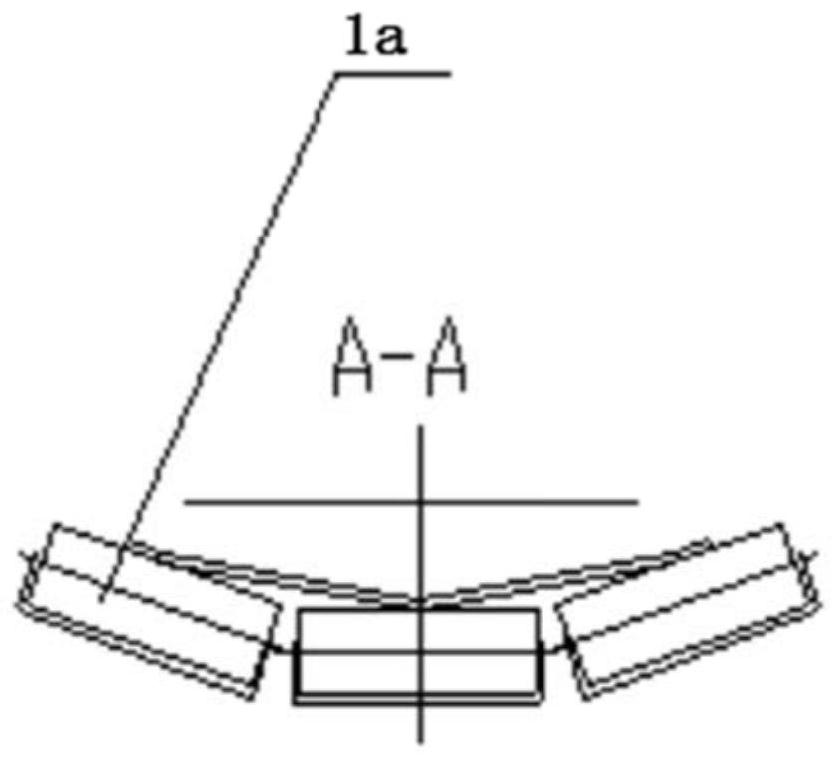 Forming guide device for tubular belt conveyor