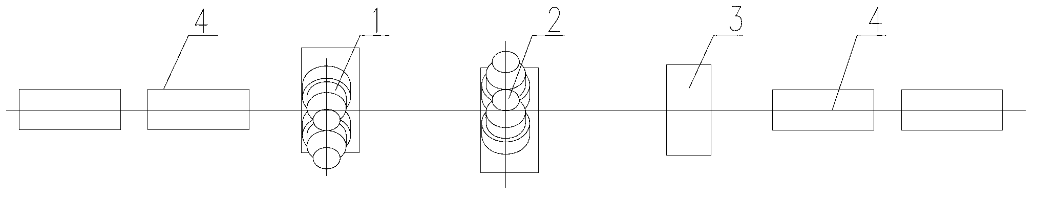 High-speed wire rod combined-type few-rack eventually-forming unit and rolling technology