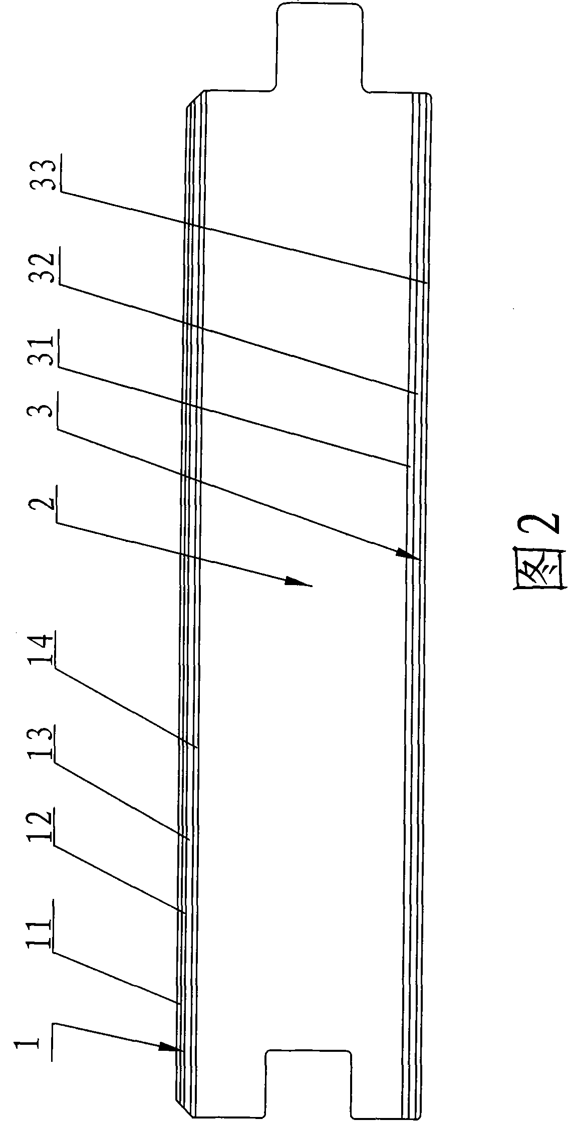 Composite plastic wood plate and its processing method