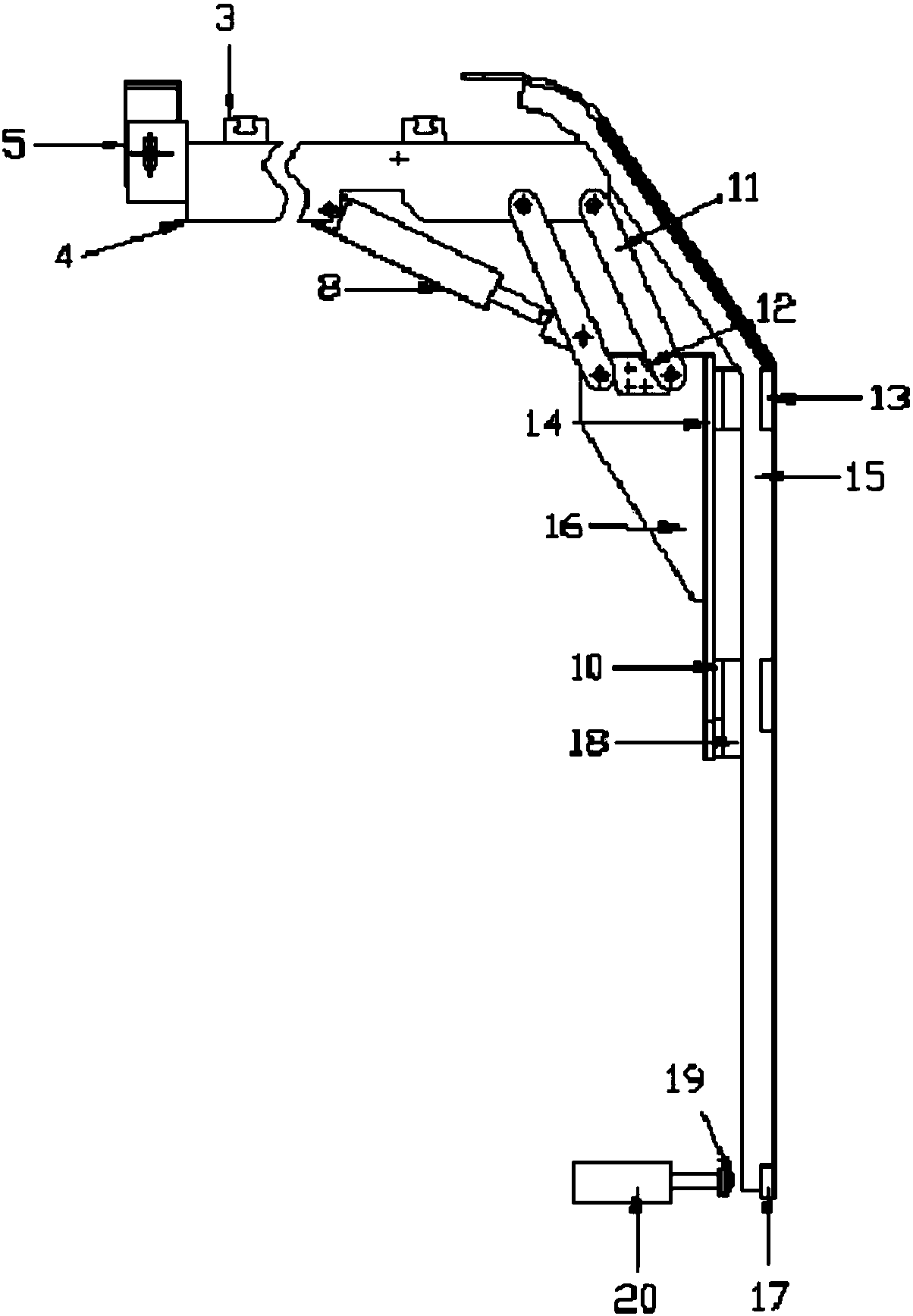 Wire twisting machine and automatic opening and closing door thereof