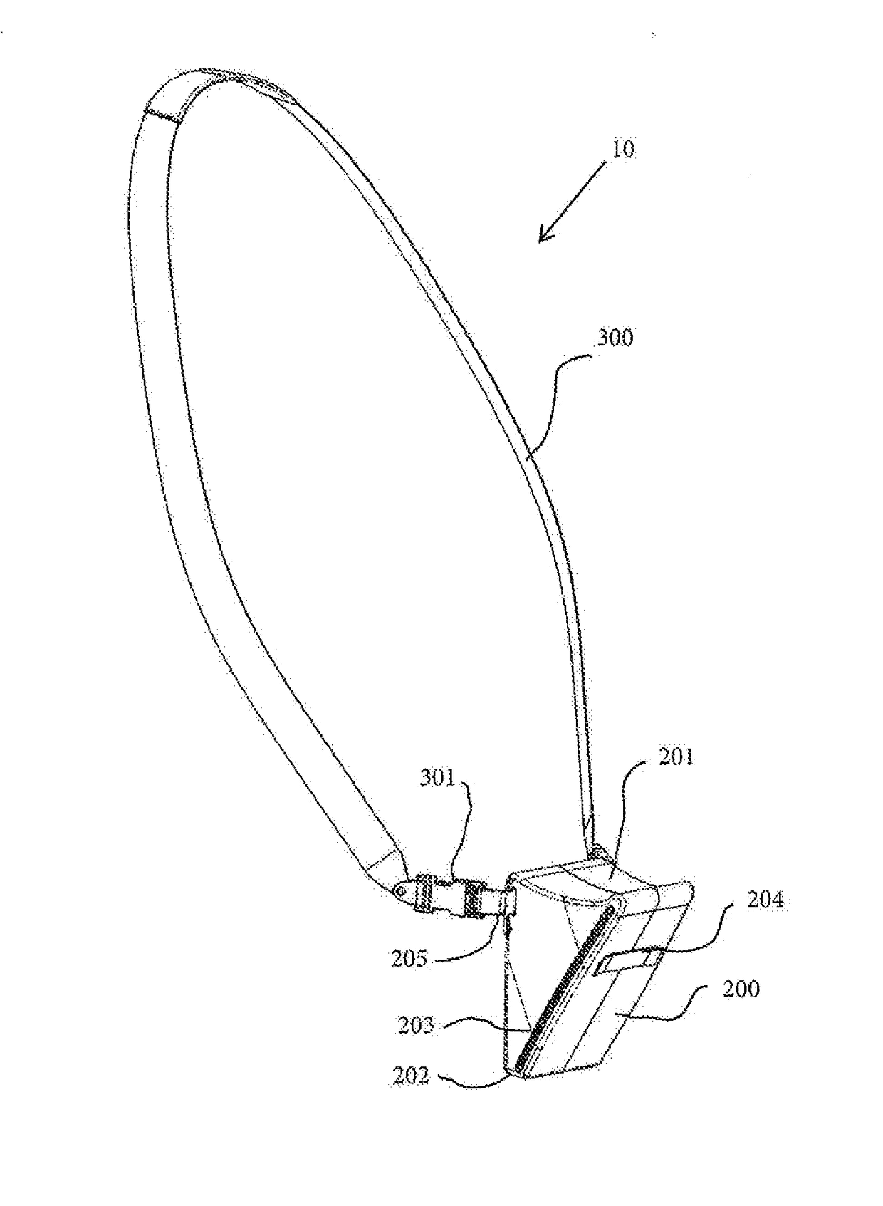 Hip extension device adapted for carrying objects