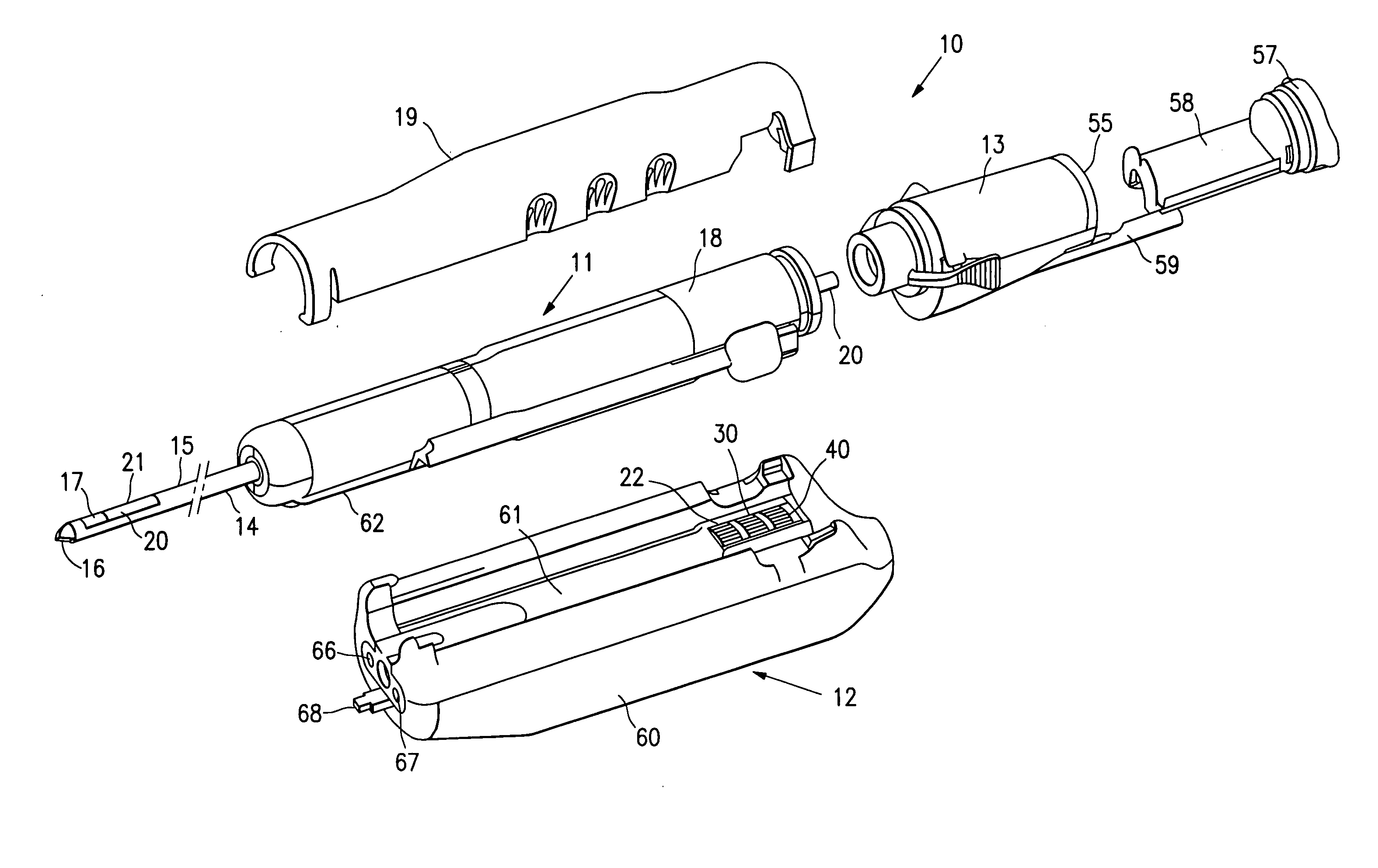 Biopsy device with aperture orientation and improved tip