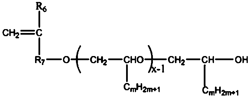 Alkyl-containing early strength viscosity reduction type polycarboxylic acid water reducer and preparation method thereof