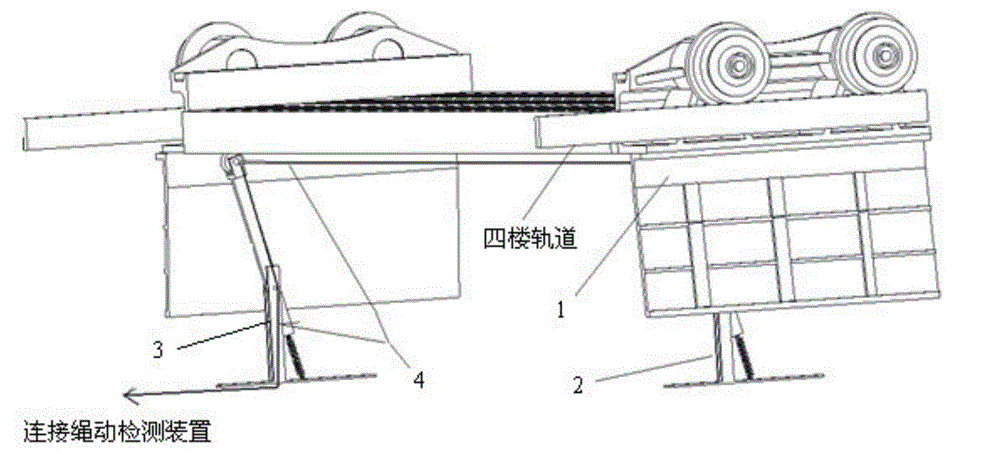 Trolley grate surface foreign matter detecting device of sintering machine