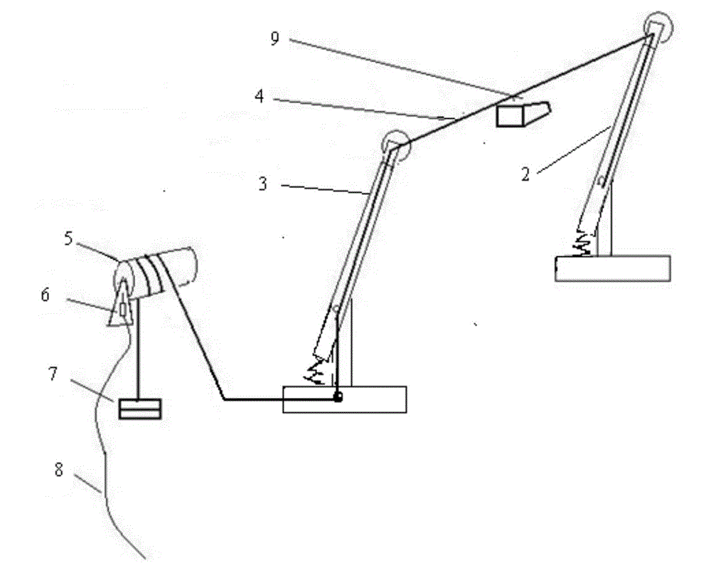 Trolley grate surface foreign matter detecting device of sintering machine