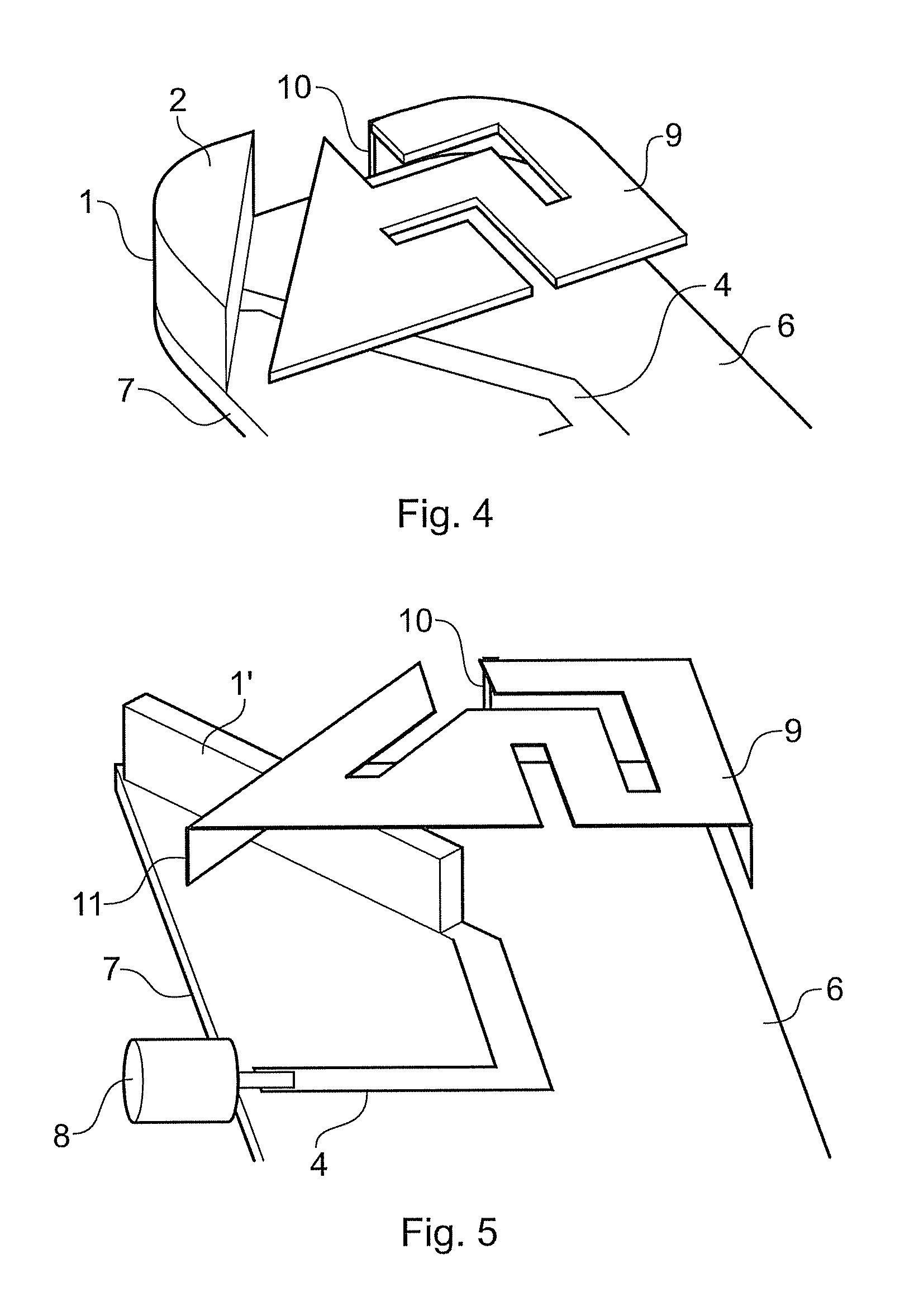 Hybrid antenna using parasitic excitation of conducting antennas by dielectric antennas