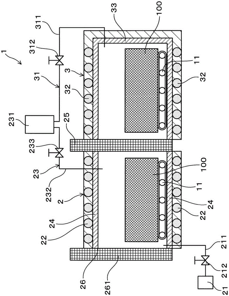 Brazing furnace and brazing method for aluminum material