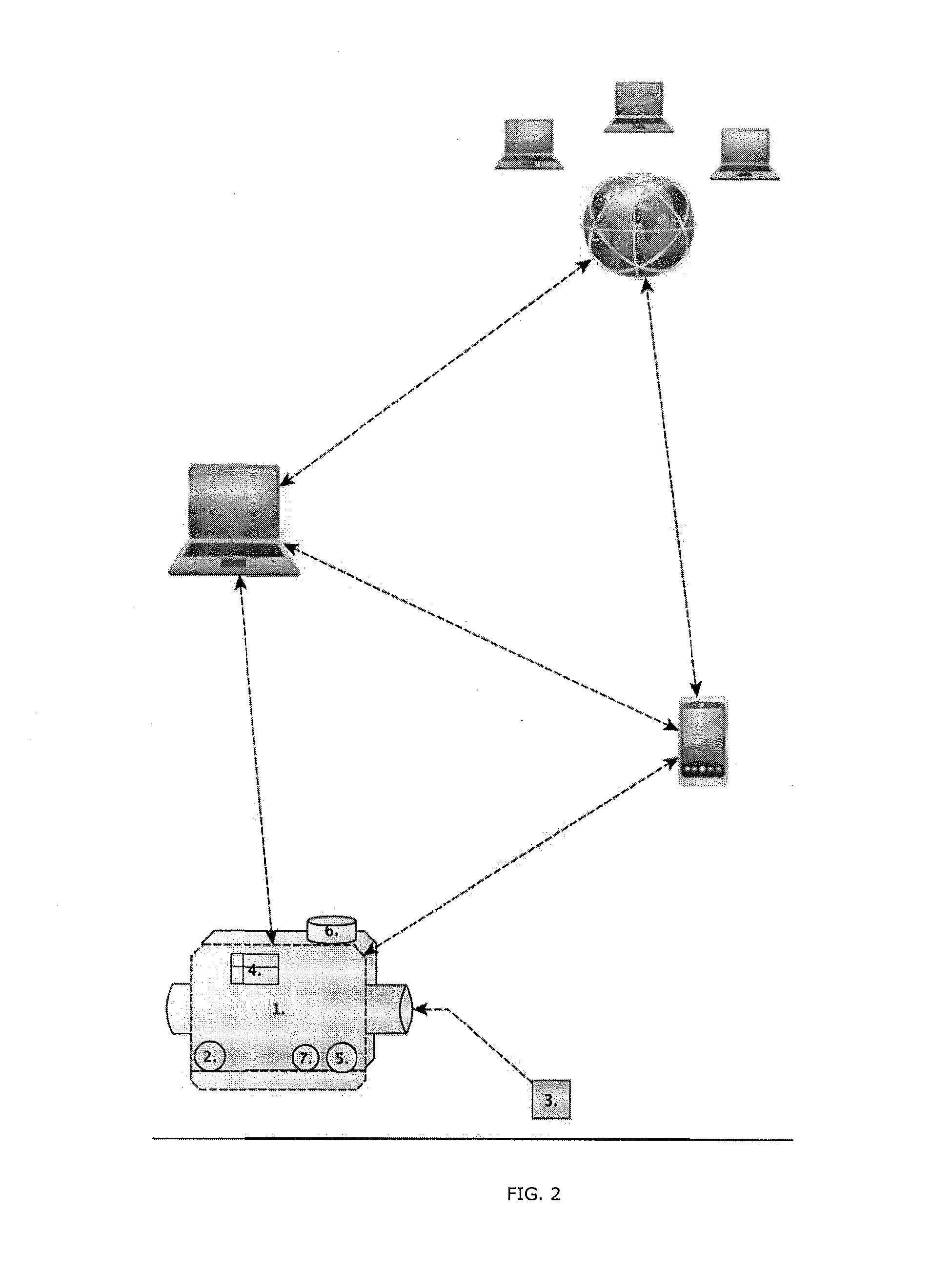 System for monitoring a state of disease