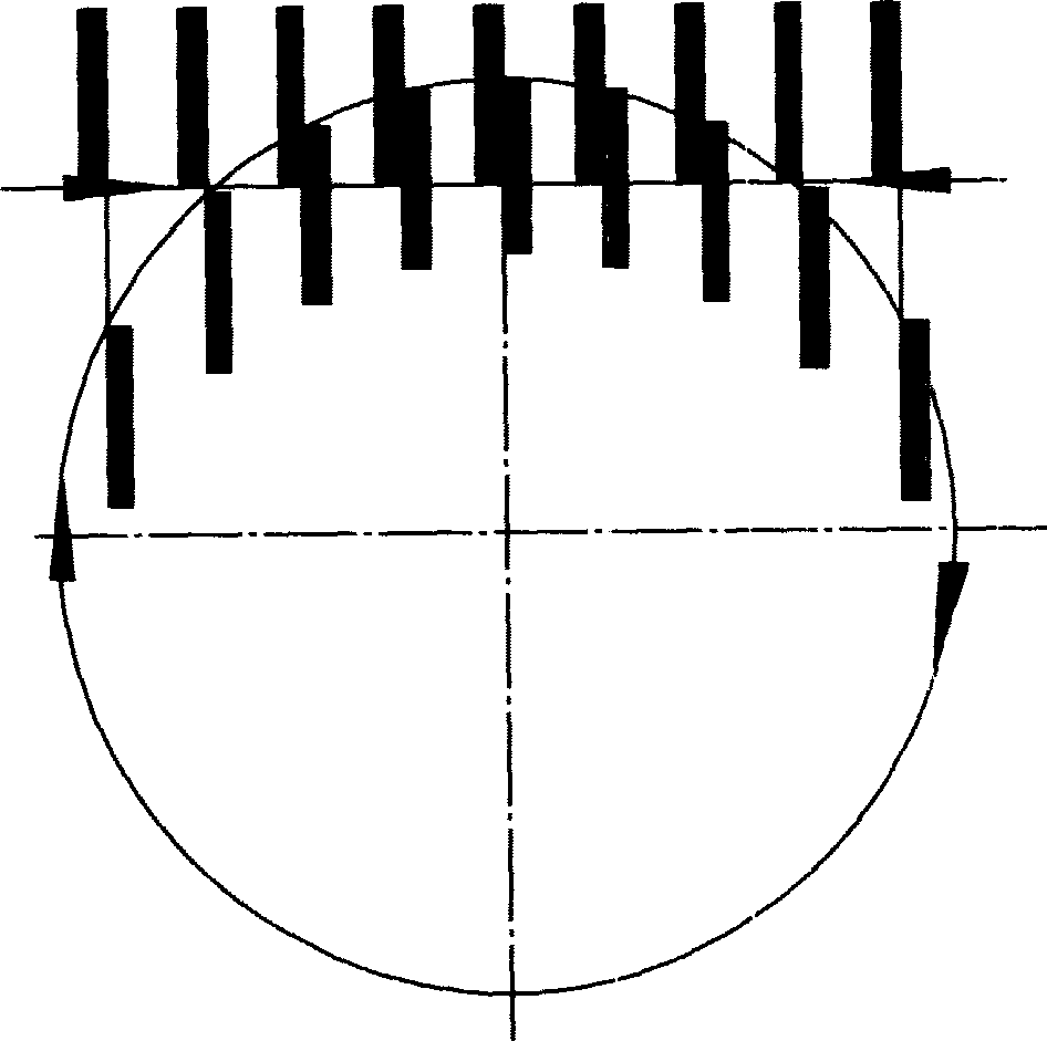 Single crank reciprocated flying shear