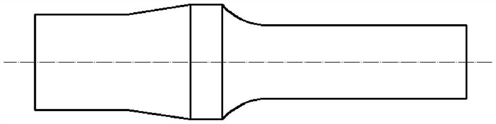 Isothermal forging forming method of 2024 aluminum matrix composite splint forge piece