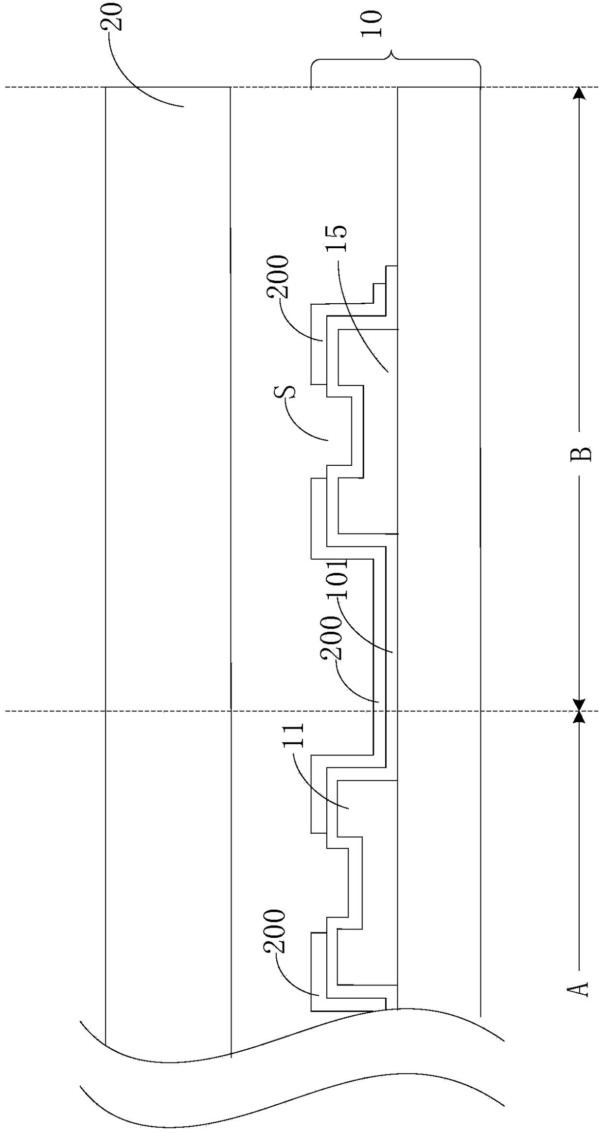 In-cell touch display and touch display device