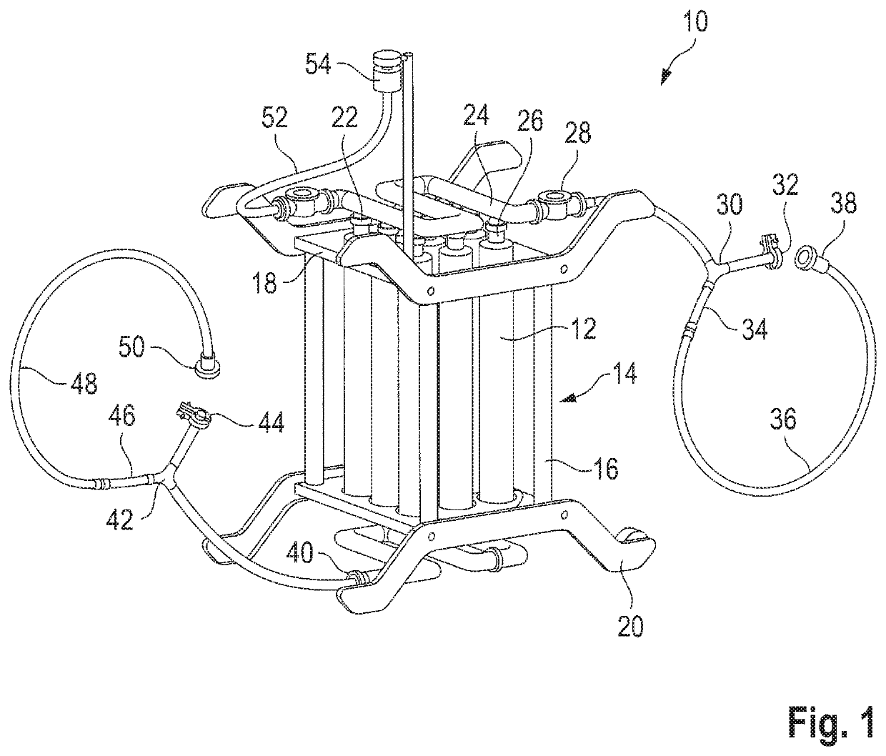 Automated single-use filtering apparatus, and method for controlling an automated single-use filtering apparatus