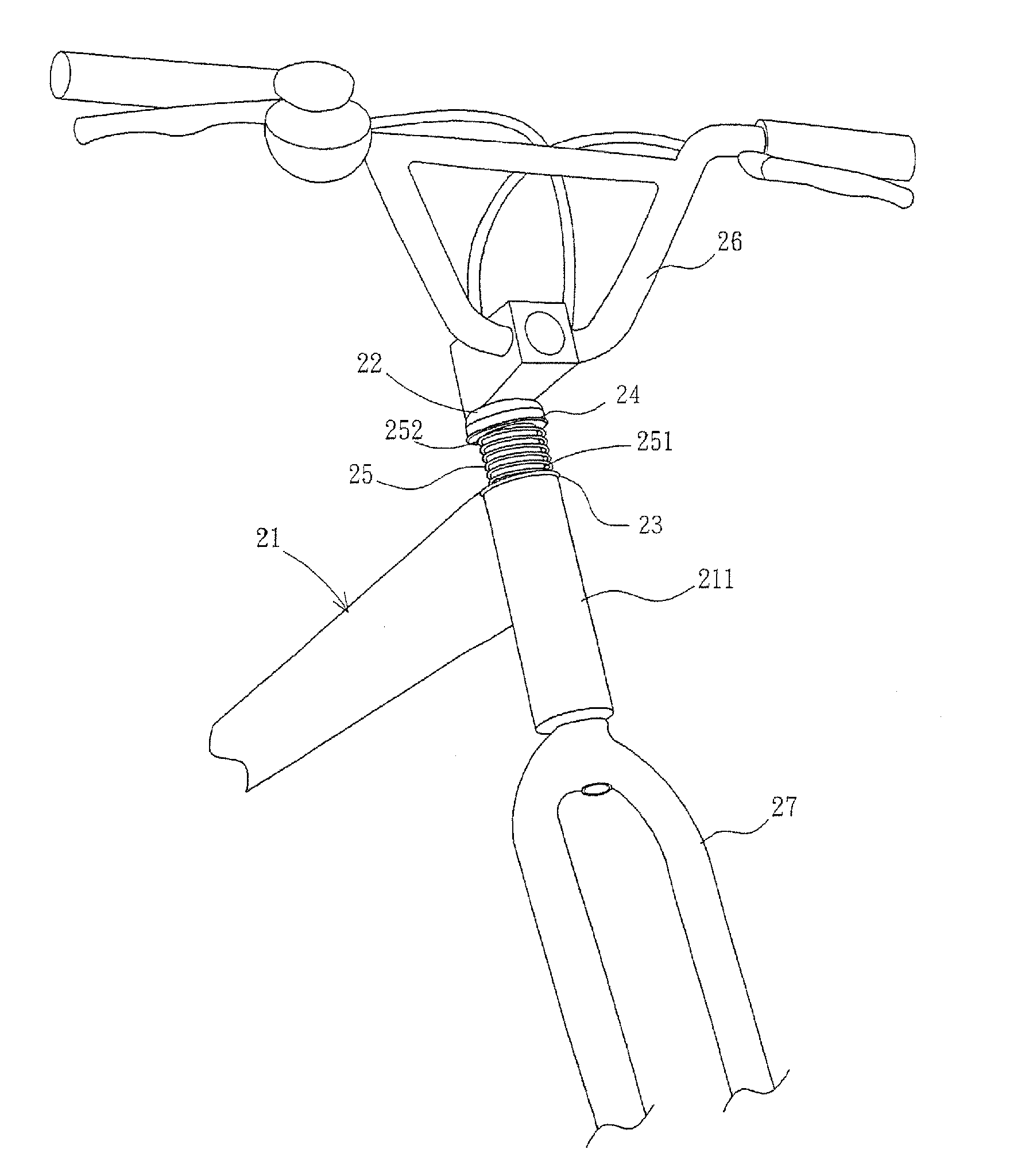 Steering safety mechanism for bicycle