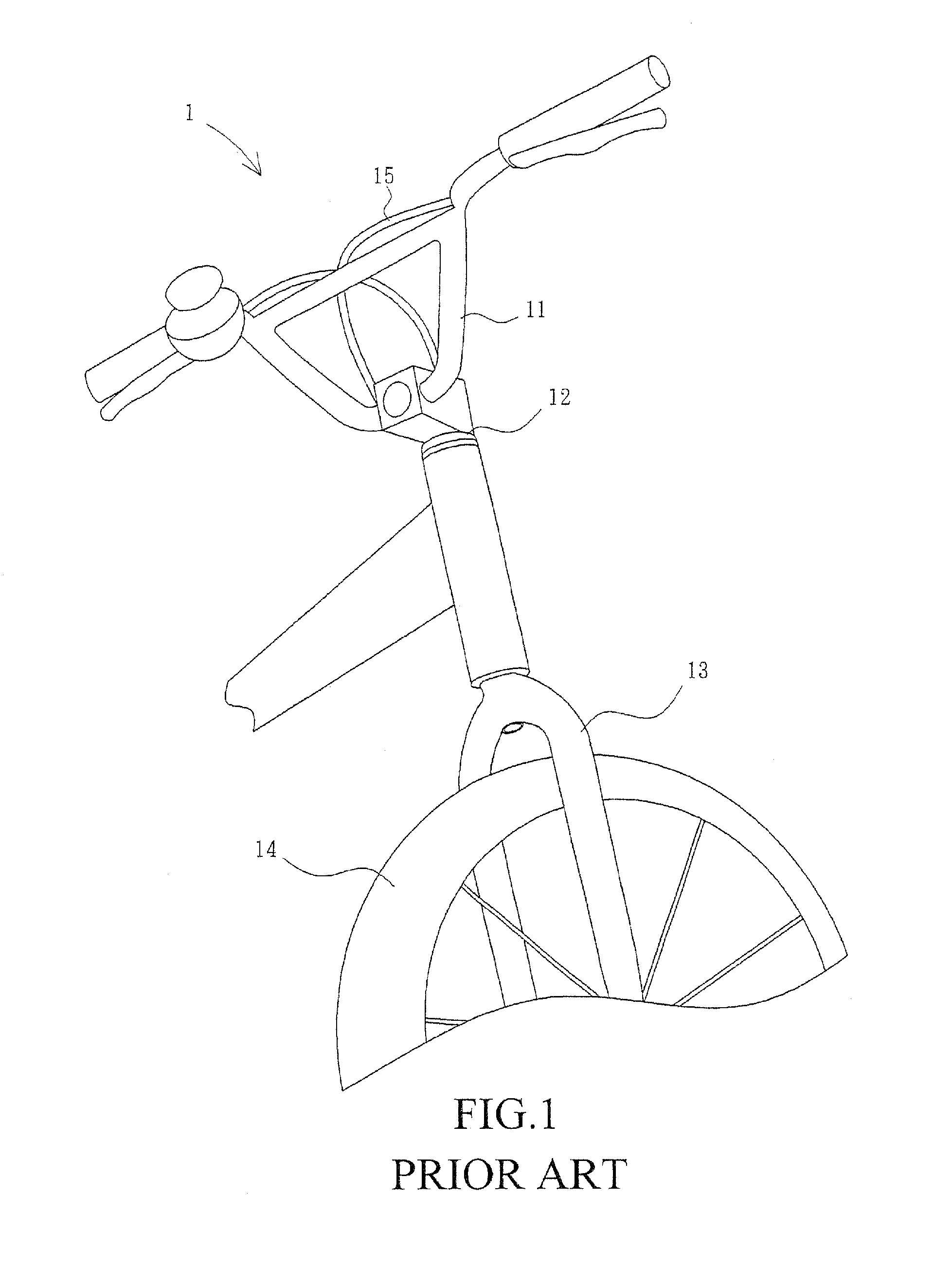 Steering safety mechanism for bicycle