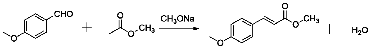 Preparation method for methyl p-methoxycinnamate