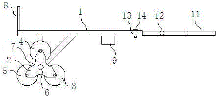 Gas cylinder carrier capable of climbing stairs