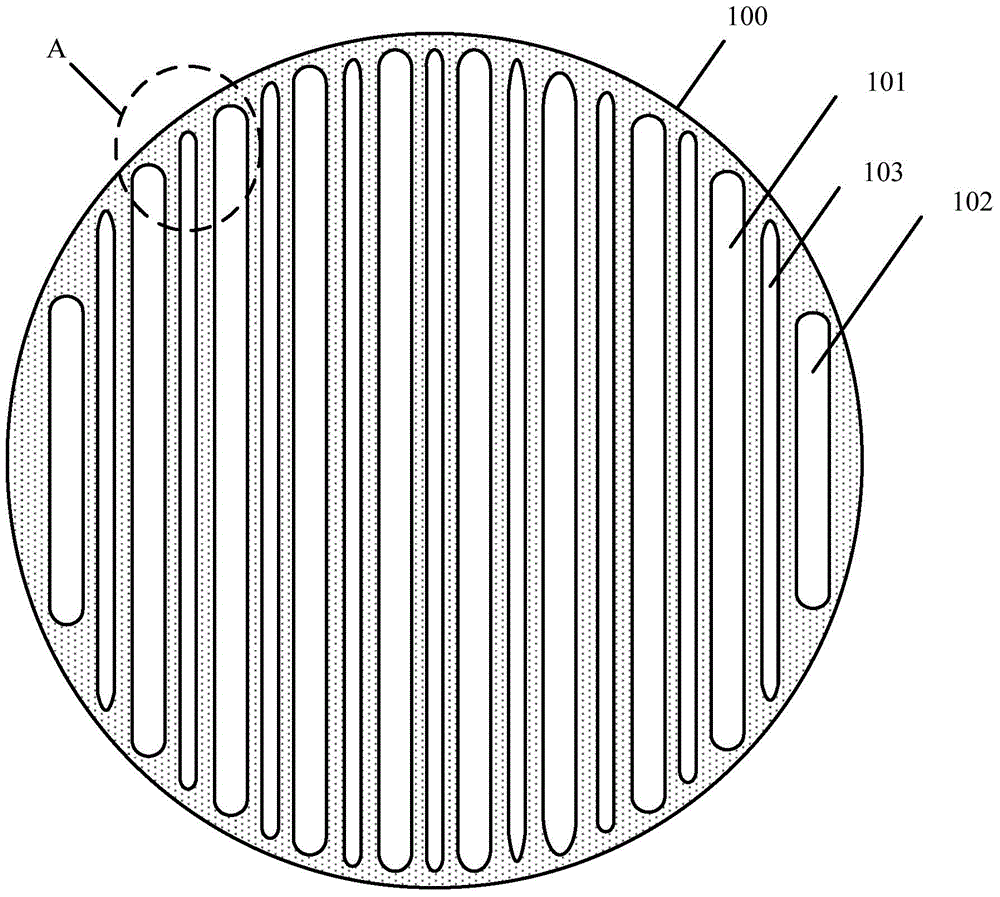 Gas spraying head and deposition device
