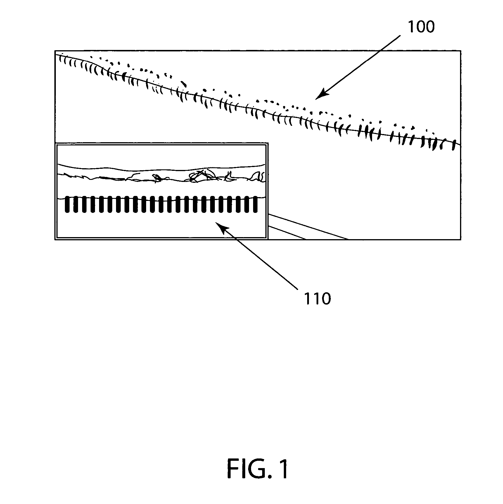Method and device for stabilizing unseamed loops