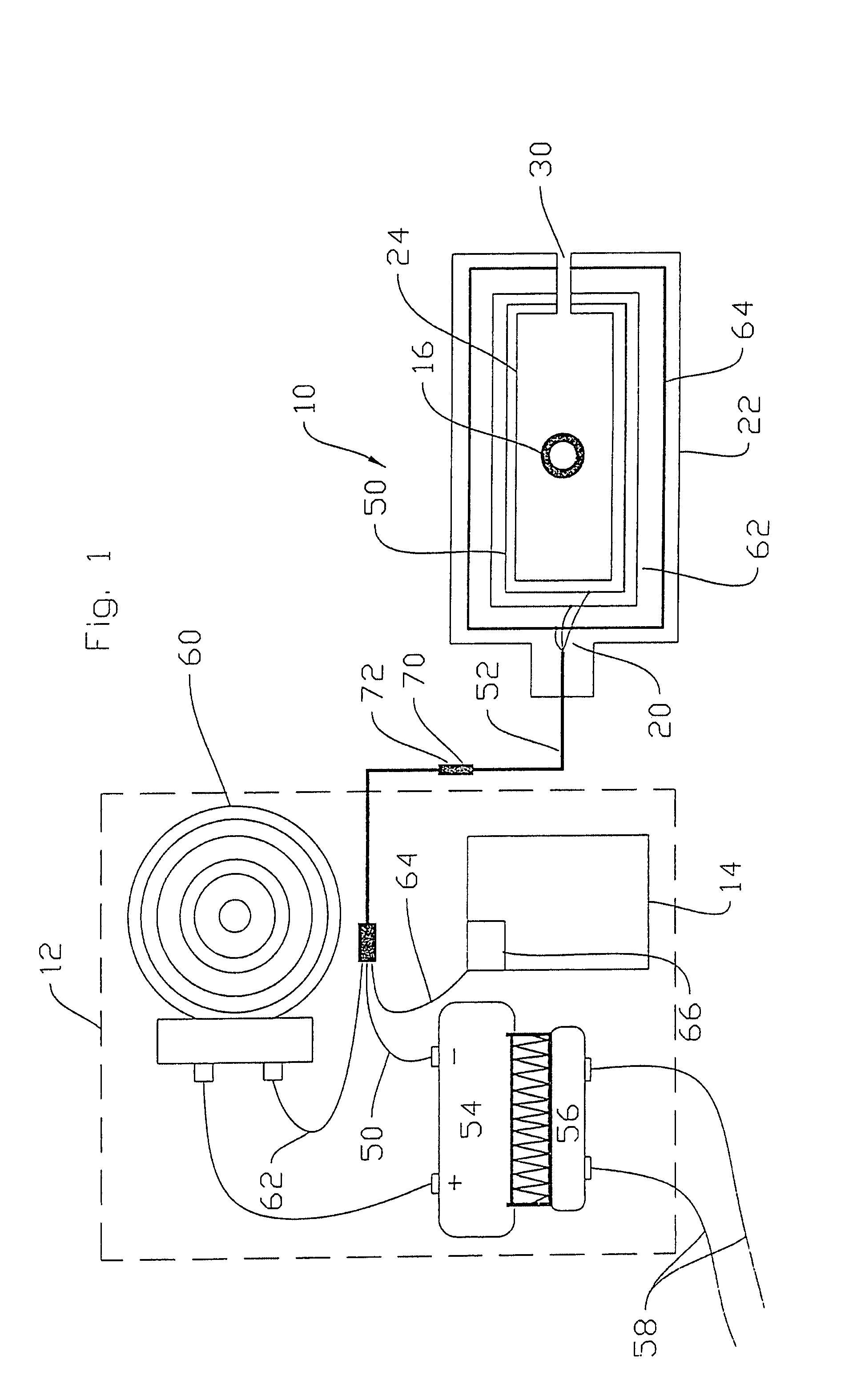 Dressing and integrated system for detection of fluid loss