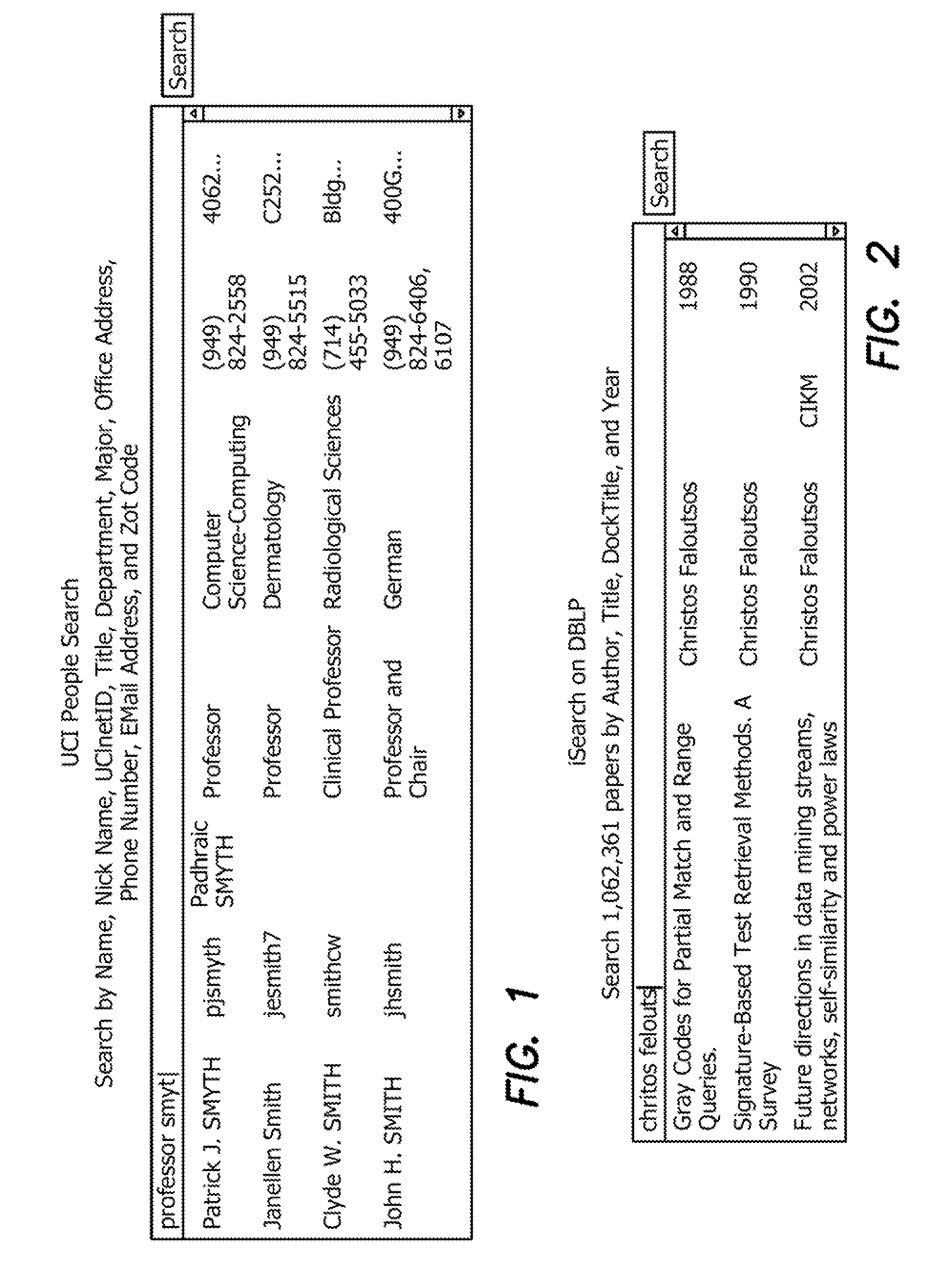 Method for Efficiently Supporting Interactive, Fuzzy Search on Structured Data