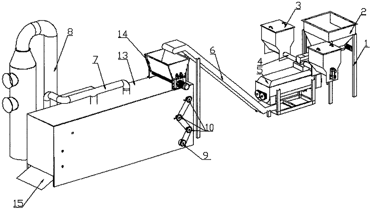 Oily sludge treatment machine