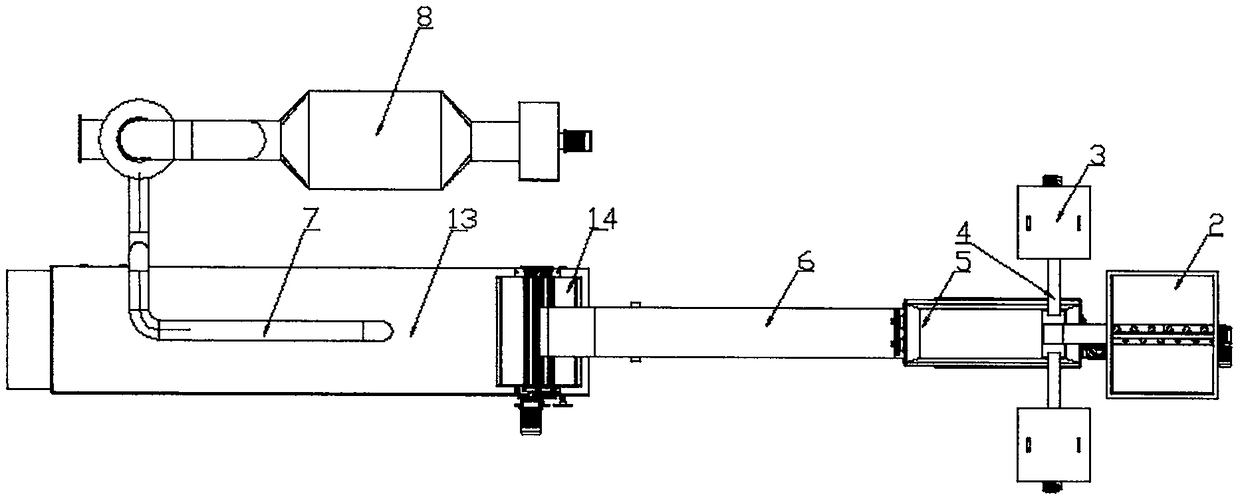 Oily sludge treatment machine