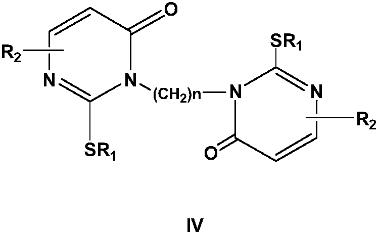 Method for synthesizing nucleoside antiviral drug intermediate thiopyrimidone derivatives