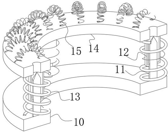 A punching mold for processing parts of refrigeration equipment