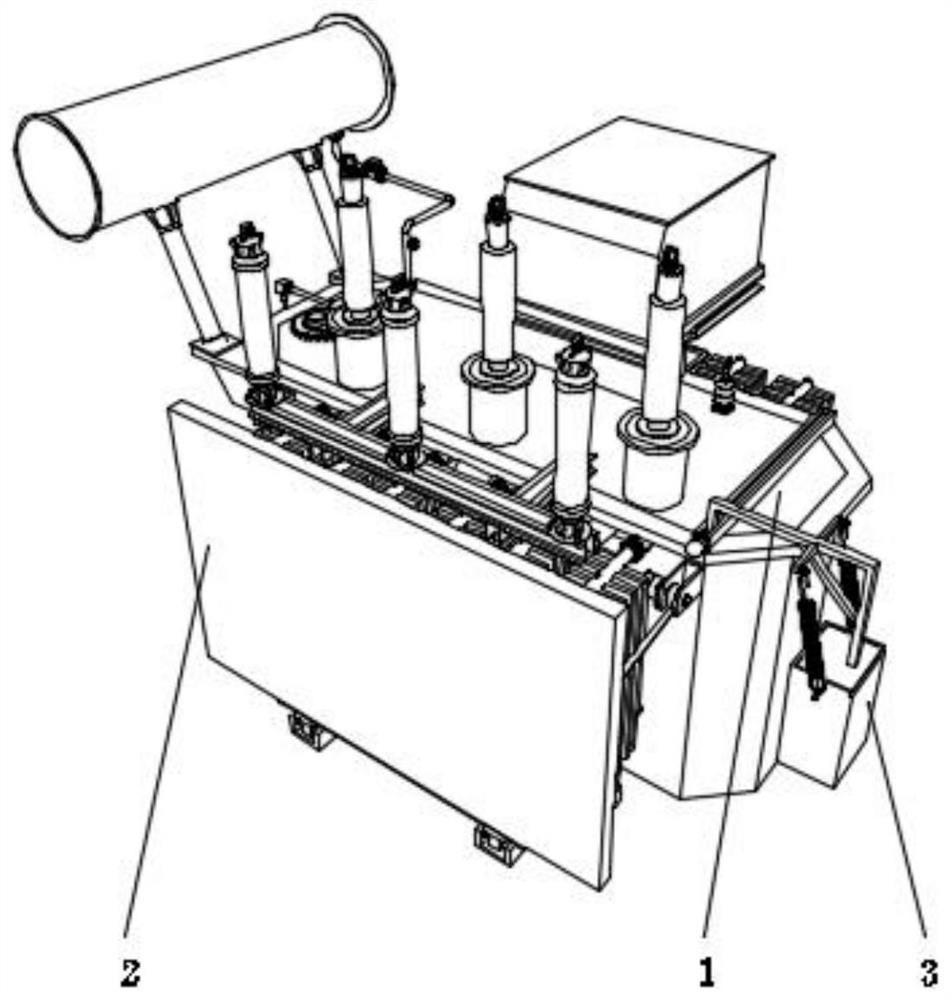 Power transformer with auxiliary maintenance function and maintenance method thereof