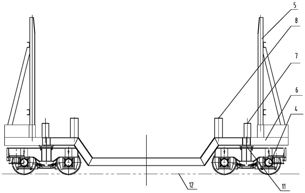 A special trolley for rotating coke tank maintenance