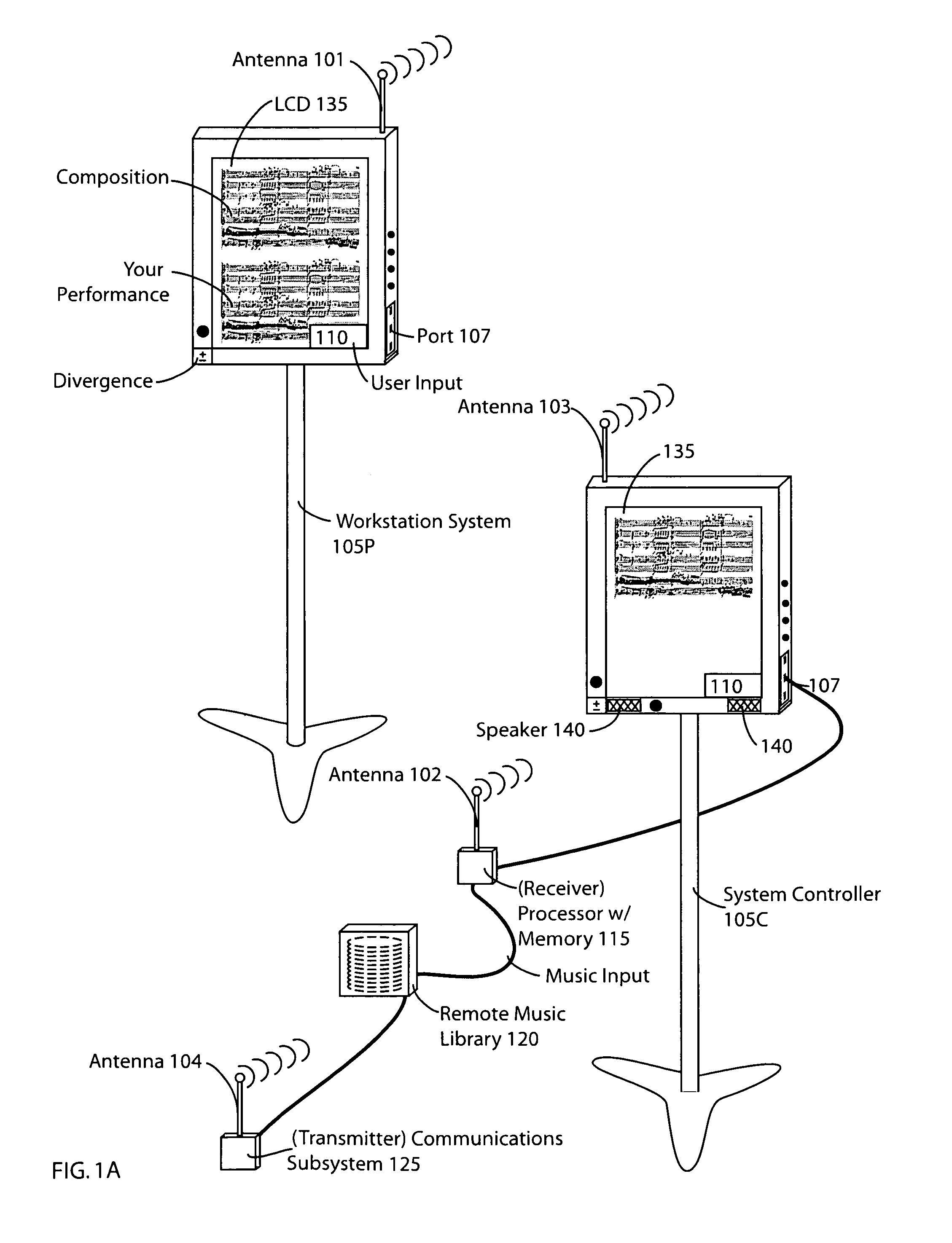 System and methodology for musical communication and display