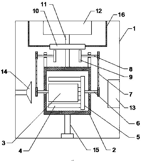 A high-efficiency rotary extrusion garlic peeling machine