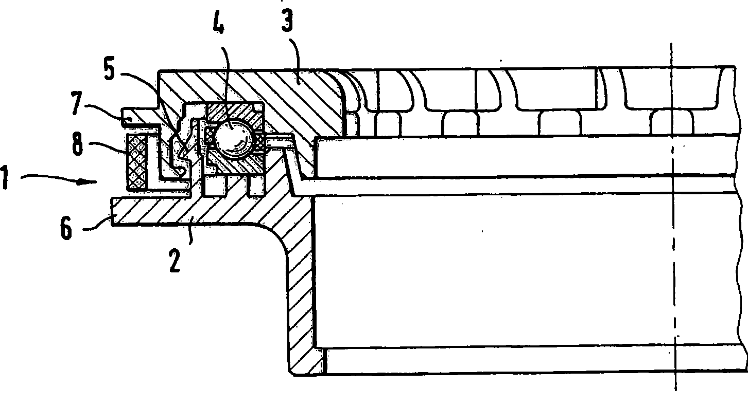 Spring strut bearing