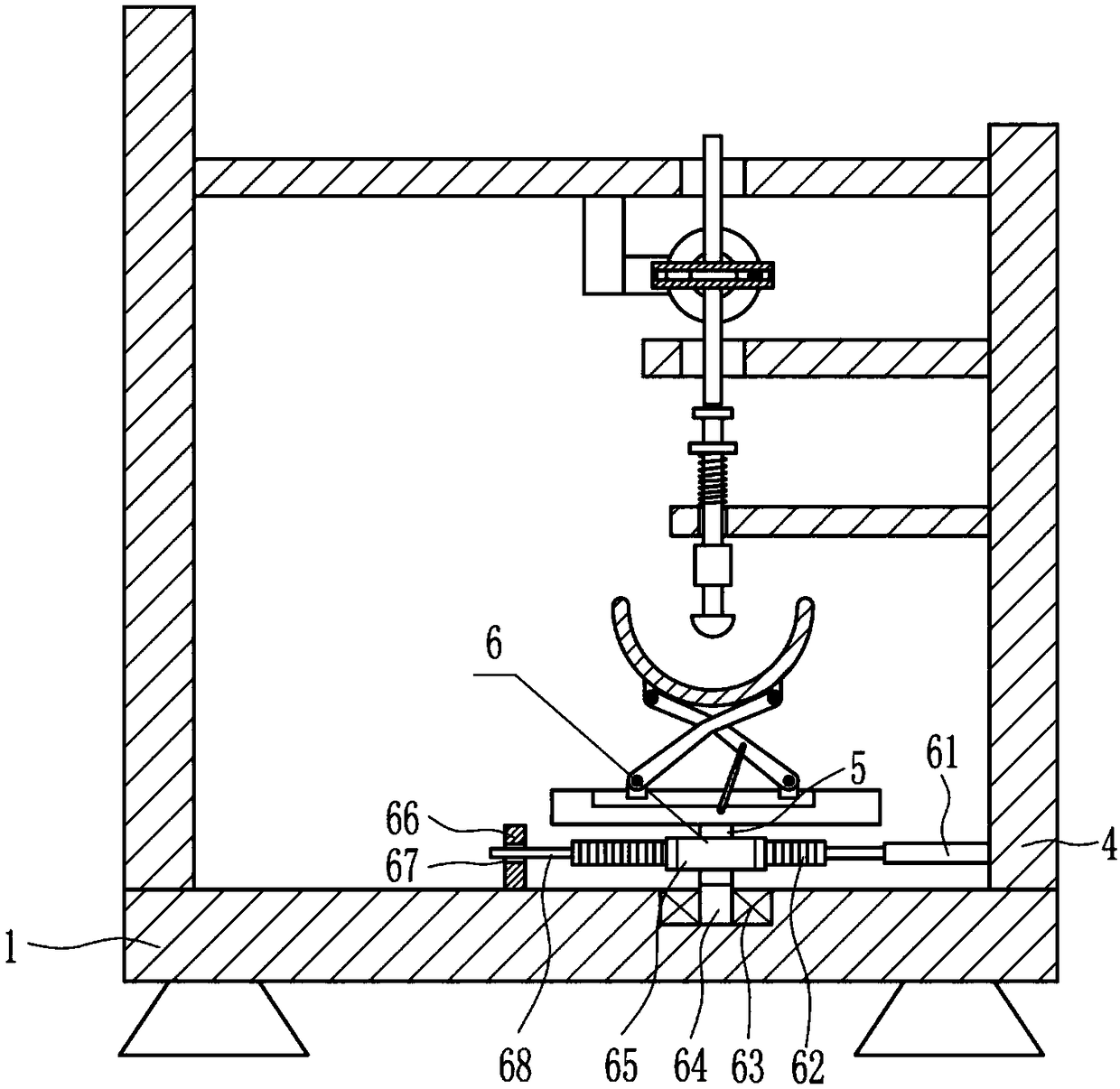 Medical medicine powder grinding device for otology