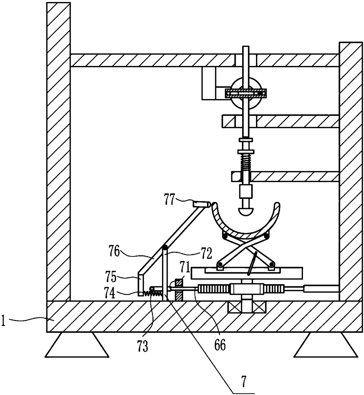 Medical medicine powder grinding device for otology