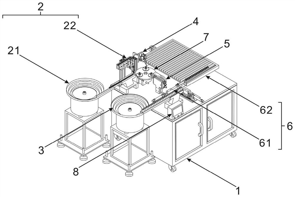 Fish tank oxygenation head assembling equipment