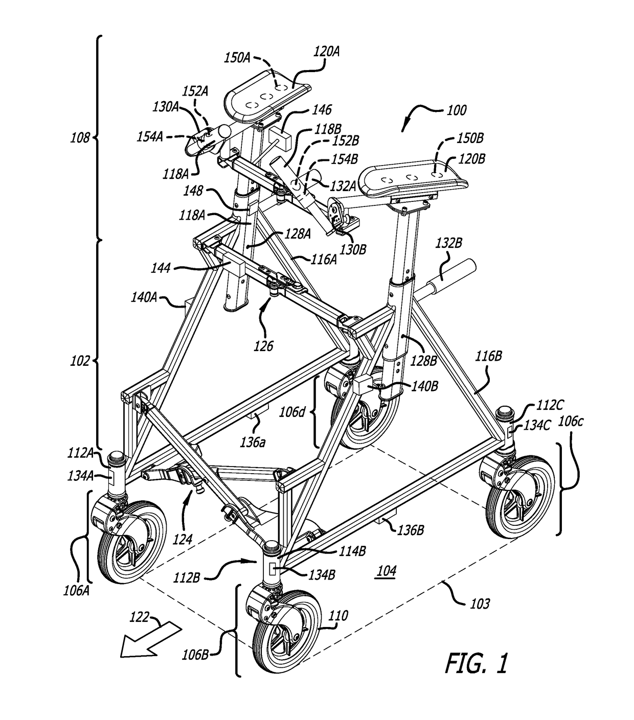 Upright walker having a user safety system employing haptic feedback
