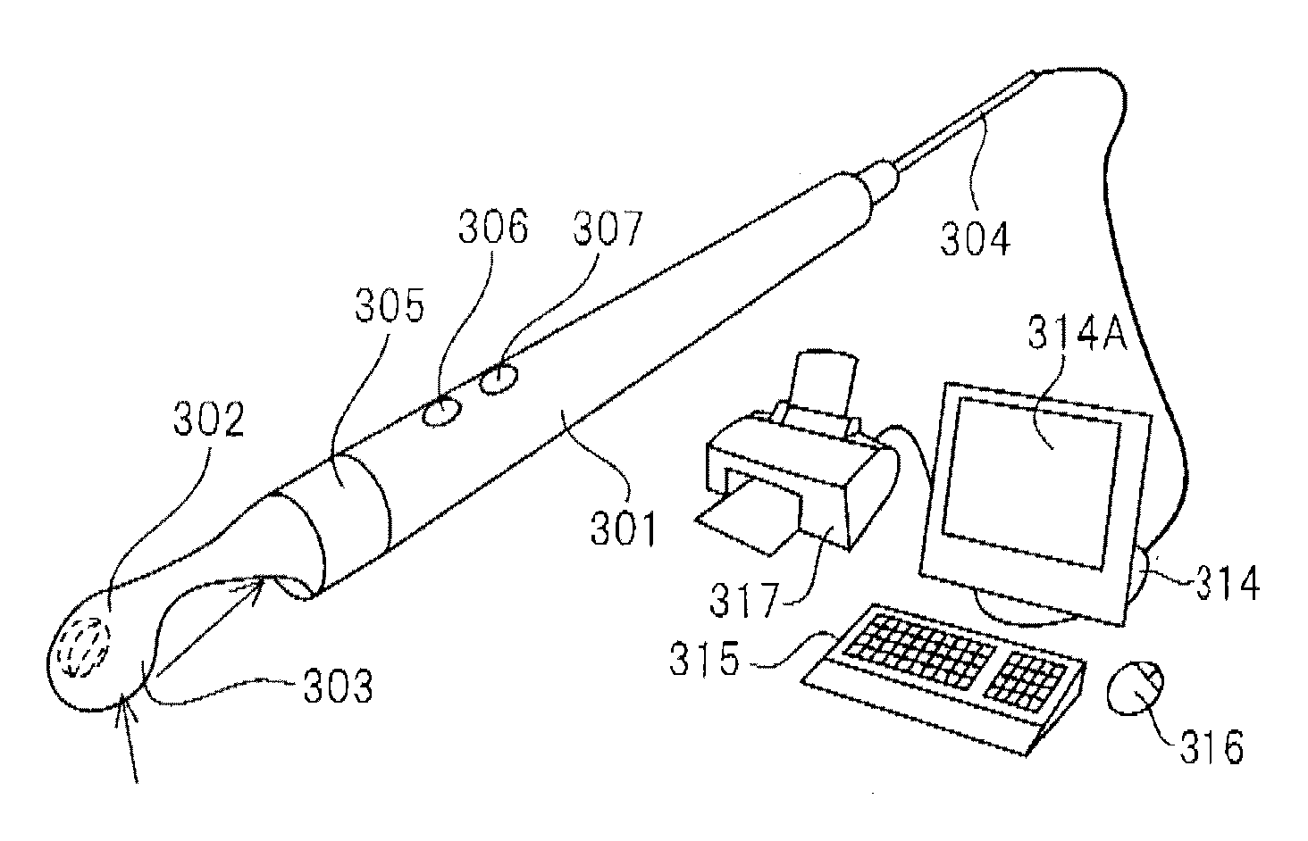 Intraoral video camera and display system