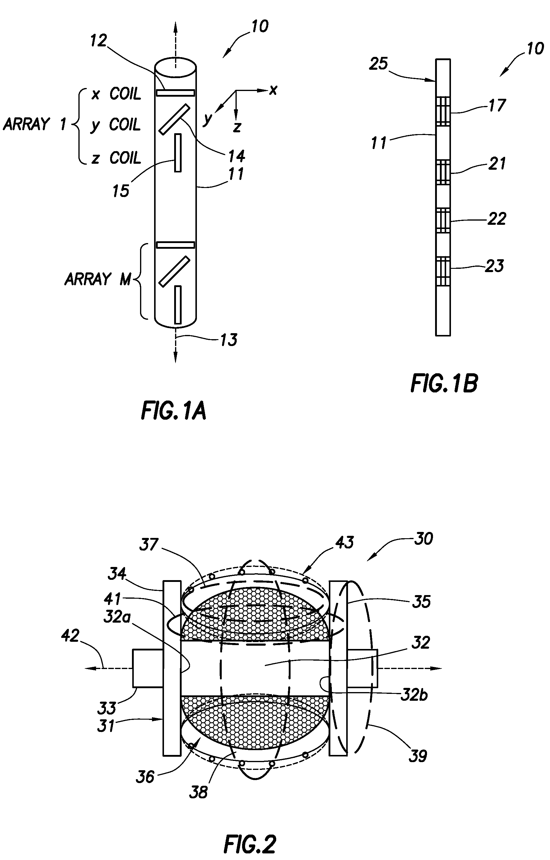 Antennas for deep induction array tools with increased sensitivities