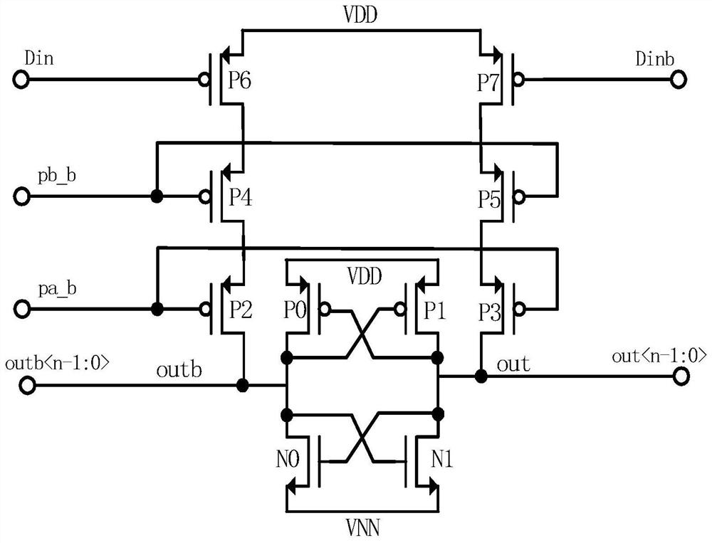 Data latch circuit, page data latch and method for flash memory page programming