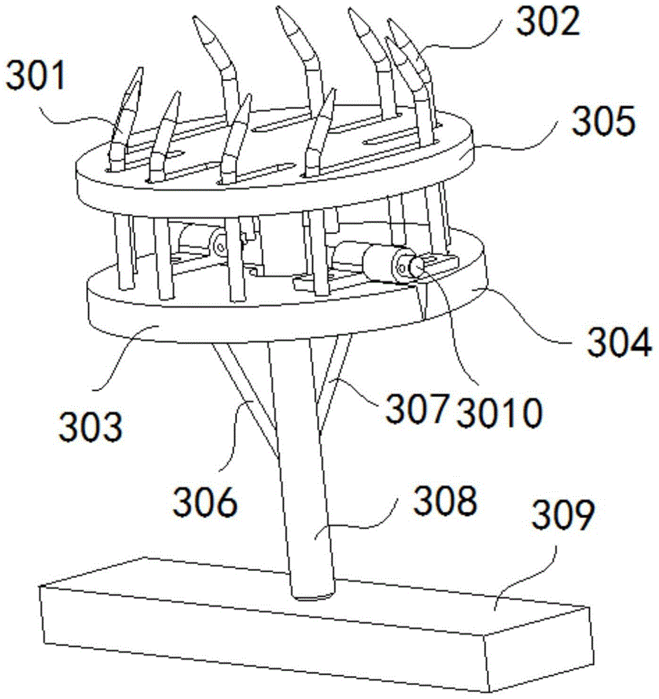 A grabbing device for instant noodles