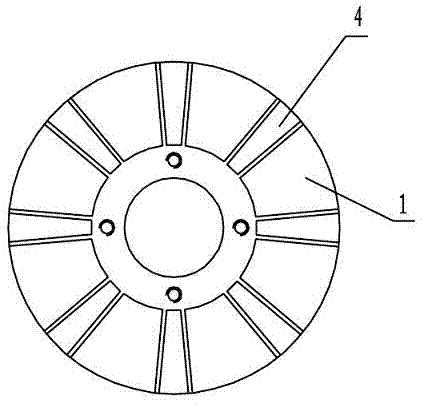 Disc type motor rotor
