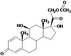 Prednisolone acetate preparation method