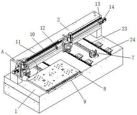 Numerical control machine tool with a plurality of independent machining stations